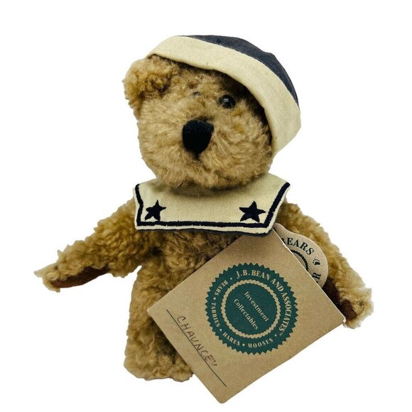 Boyds Bear Chauncey Teddy Bear With Sailor Outfit Collectible Vintage - Picture 2 of 8